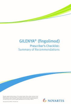 Gilenya prescriber's checklist